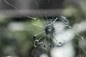 cracked window